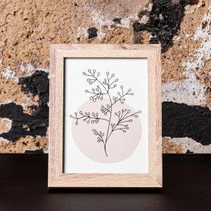 Picture frame Modern 13x18 cm middle brown