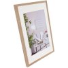 Henzo Picture frame Modern 40x60 cm middle brown with mat 30x45 cm