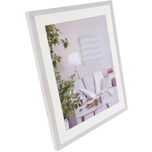 Henzo Picture frame Modern 50x60 cm white with mat 40x50 cm