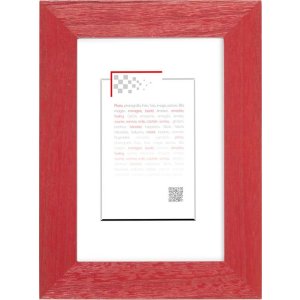 Tutti Frutti wooden frame 10x15 cm red