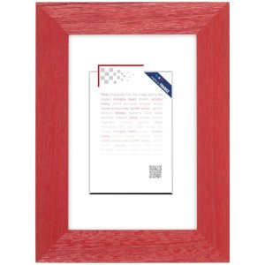 Tutti Frutti wooden frame 40x50 cm red