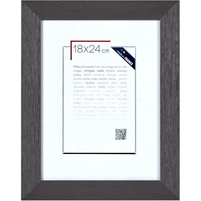 Karma wooden frame 18x24 cm black