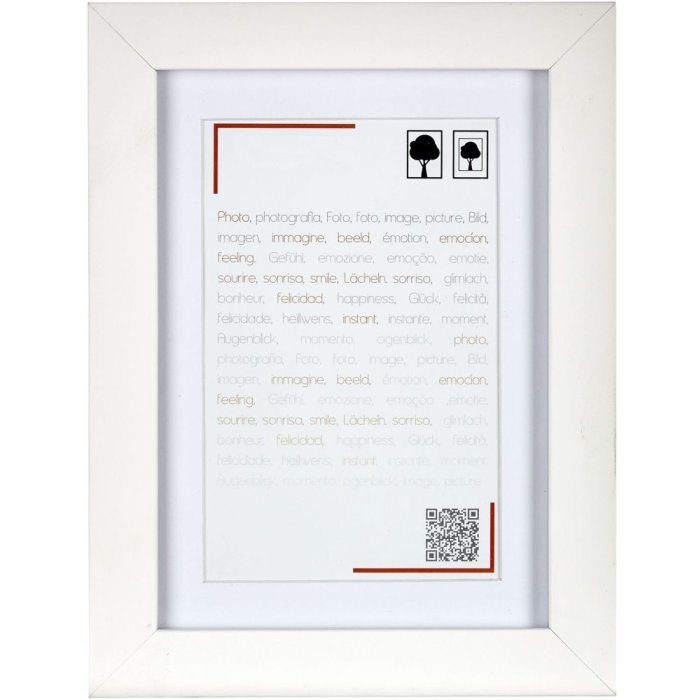 Ceanothe wooden frame Smart 18x24 cm white