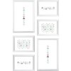 Frame set Easy 6 frame white 13x18 cm and 18x28 cm