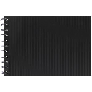 Modela spiral album black 15x21 cm