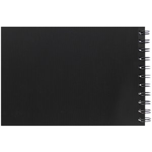 Modela spiral album black 15x21 cm