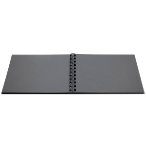 Modela spiral album black 15x21 cm