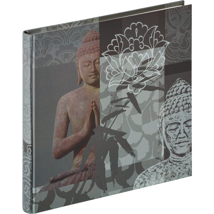 Photo Album Buddha 26x25 cm gray