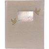 Guest book Perle champagne 21x26 cm