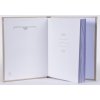 Guest book Perle champagne 21x26 cm