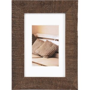 Wooden frame Driftwood 10x15 cm dark brown