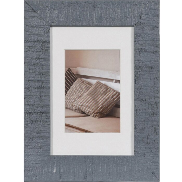 Wooden frame Driftwood 10x15 cm blue