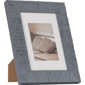 Wooden frame Driftwood 10x15 cm blue