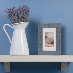 Wooden frame Driftwood 10x15 cm blue