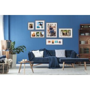 Henzo Wooden frame Driftwood 60x80 cm blue