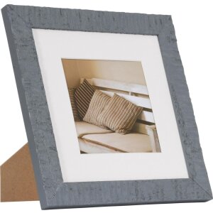 Wooden frame Driftwood 20x20 cm blue