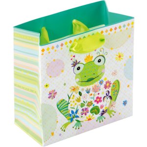 gift bag HAPPY FROG 10x10 cm