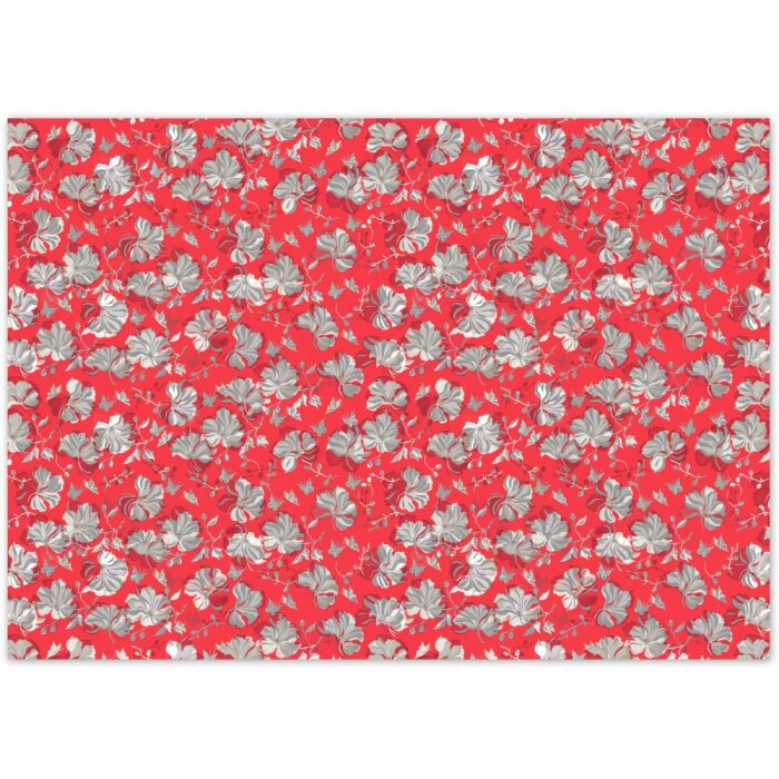 Gift Paper La Rose red 50x70 cm