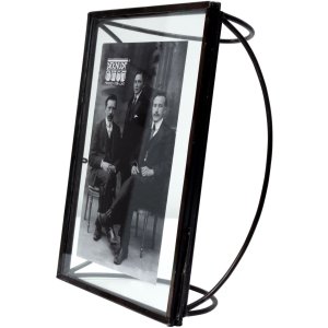 photo frame black metal 10,0 x15,0 cm S68PB