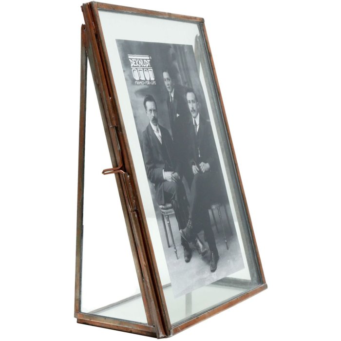 photo frame copper metal 20,0 x30,0 cm S68PA