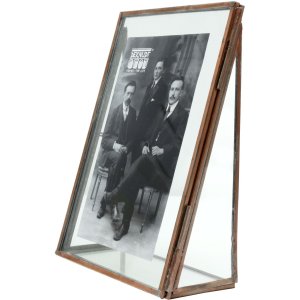 photo frame copper metal 20,0 x30,0 cm S68PA