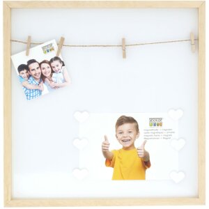 magnetic board S68LH1 natural colour wood 30x30 cm