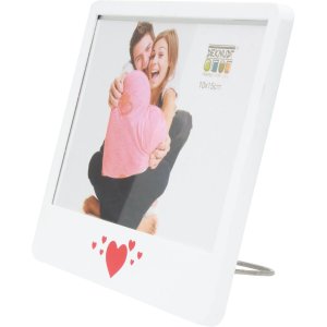 photo frame S68KK1E1H white wood 10,0 x15,0 cm