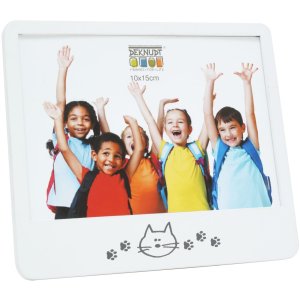 photo frame S68KK1E1F white wood 10,0 x15,0 cm