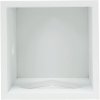 tealight holder S68HF1 white wood 7,0 x8,0 cm