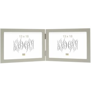 double frame grey wood 10,0 x15,0 cm S68FV landscape