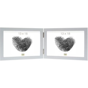 double frame silver S68FD1 wood 10,0 x15,0 cm landscape