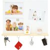 photo-magnetic board white S68EL wood 2 photos 13x18 cm