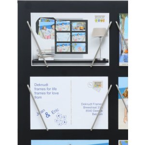 multi picture frame black S68EK2 wood 6 photos 10x15 cm