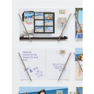 multi picture frame S68EK1 white wood 6 photos 10x15 cm