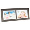 photo frame taupe-white wood 2 photos 10x15 cm