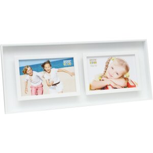 double frame S68DK1 white 2 photos 10x15 cm