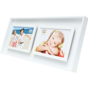 double frame S68DK1 white 2 photos 10x15 cm