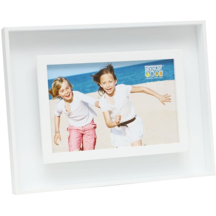 photo frame S68DK1 white wood 10x15 cm