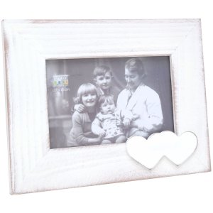 photo frame white wood 10,0 x15,0 cm S67TR landscape