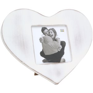 photo frame white wood 10,0 x10,0 cm S67TR