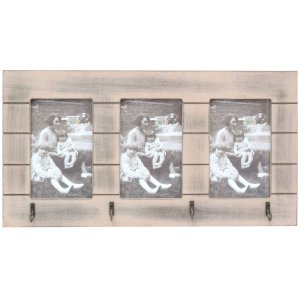 multi pricture frame grey wood 10,0 x15,0 cm S67TH