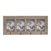 multi pricture frame grey wood S67TF 4 photos 10x15 cm