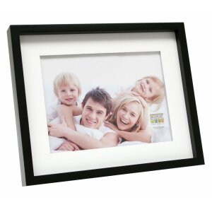 photo frame with mount black wood 20,0 x30,0 cm S66VK