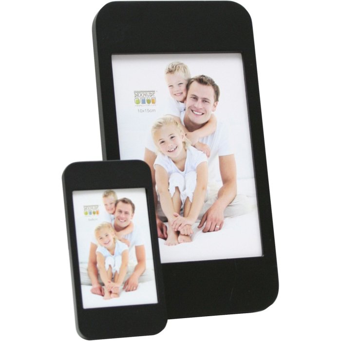 S66RL2 photo frame black wood 10,0 x15,0 cm