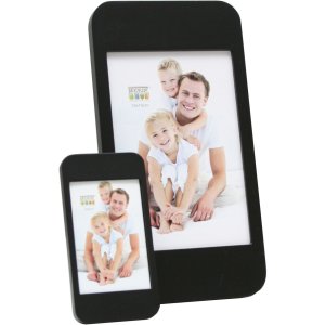 S66RL2 photo frame black wood 10,0 x15,0 cm