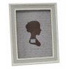 photo frame white-grey resin 10,0 x15,0 cm S66PL