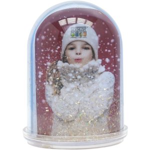 photo snow globe transparent resin S66FA7