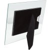 photo frame in glass with silver bevel 13,0 x18,0 cm