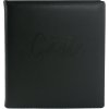 Guestbook AKOLA leather black silver cut