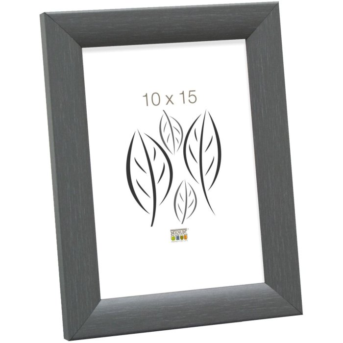 wooden frame S54S grey 10,0 x20,0 cm